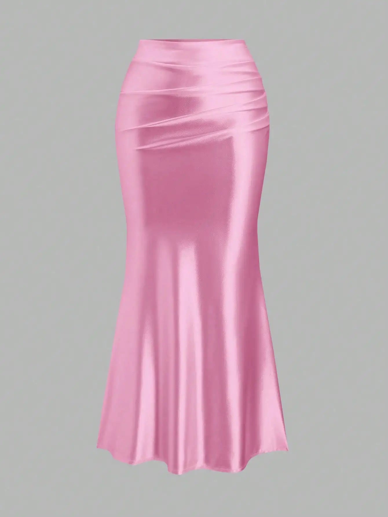 Pleated Fishtail Skirt
