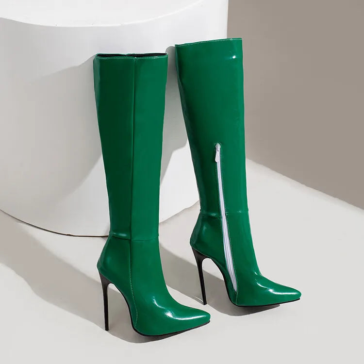Premium Heeled Knee High Boots