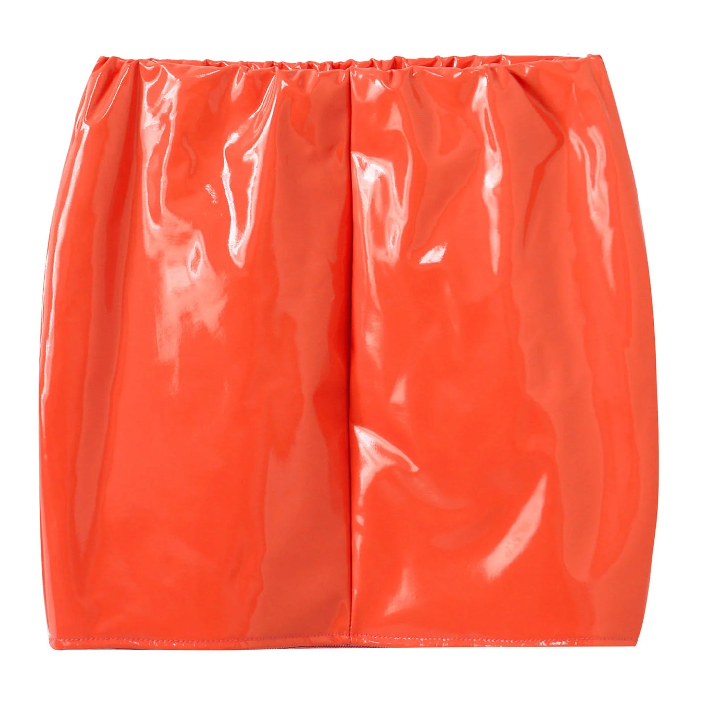 Glossy Patent Leather Mini Skirt