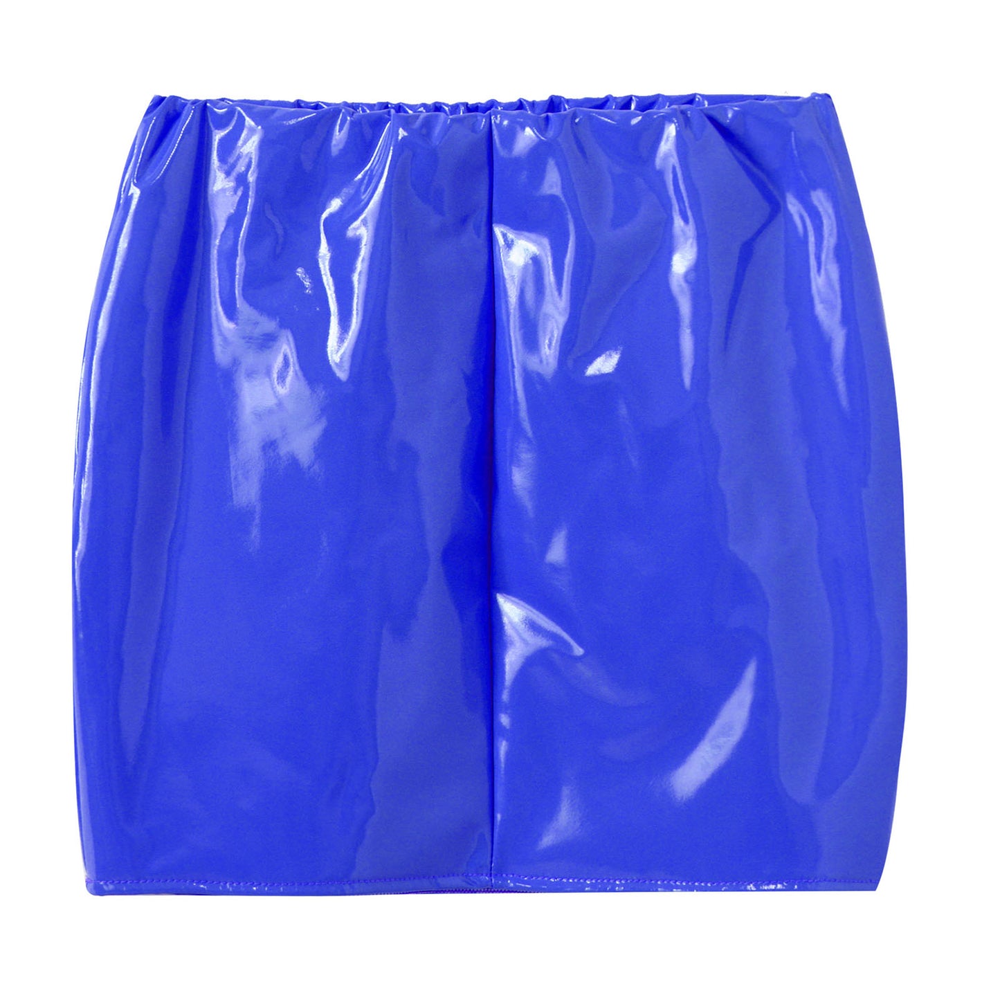 Glossy Patent Leather Mini Skirt