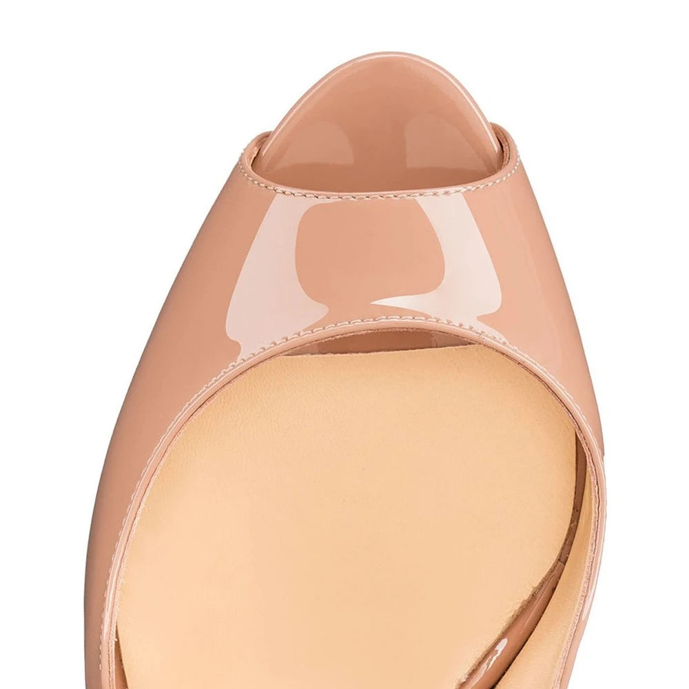 Strappy Platform Peep Toe Sandals