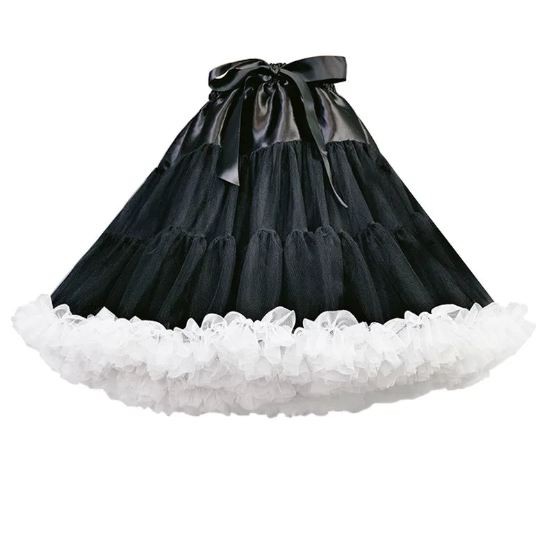 Fluffy Tulle Petticoat Skirt