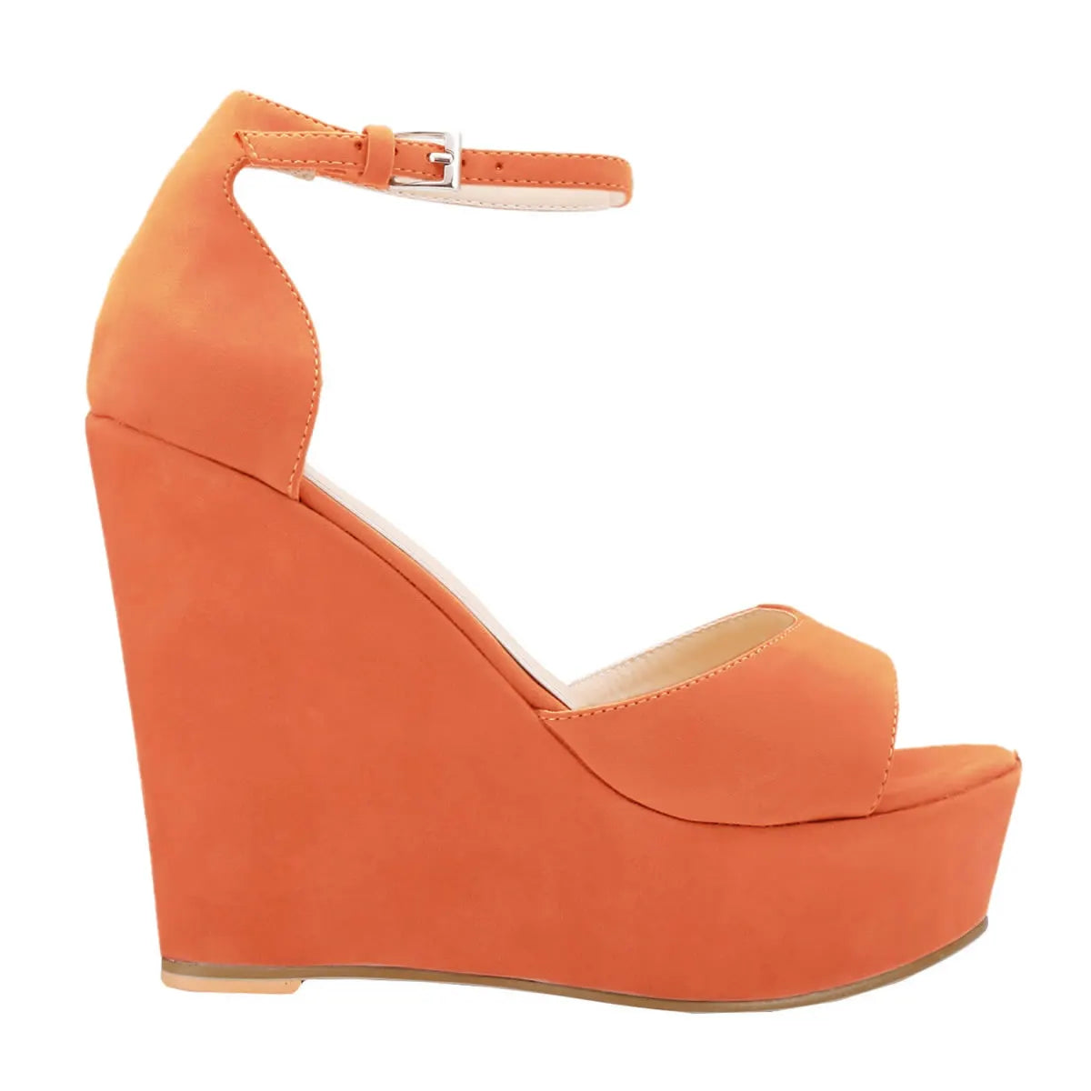Peep Toe Wedge Platform Sandals