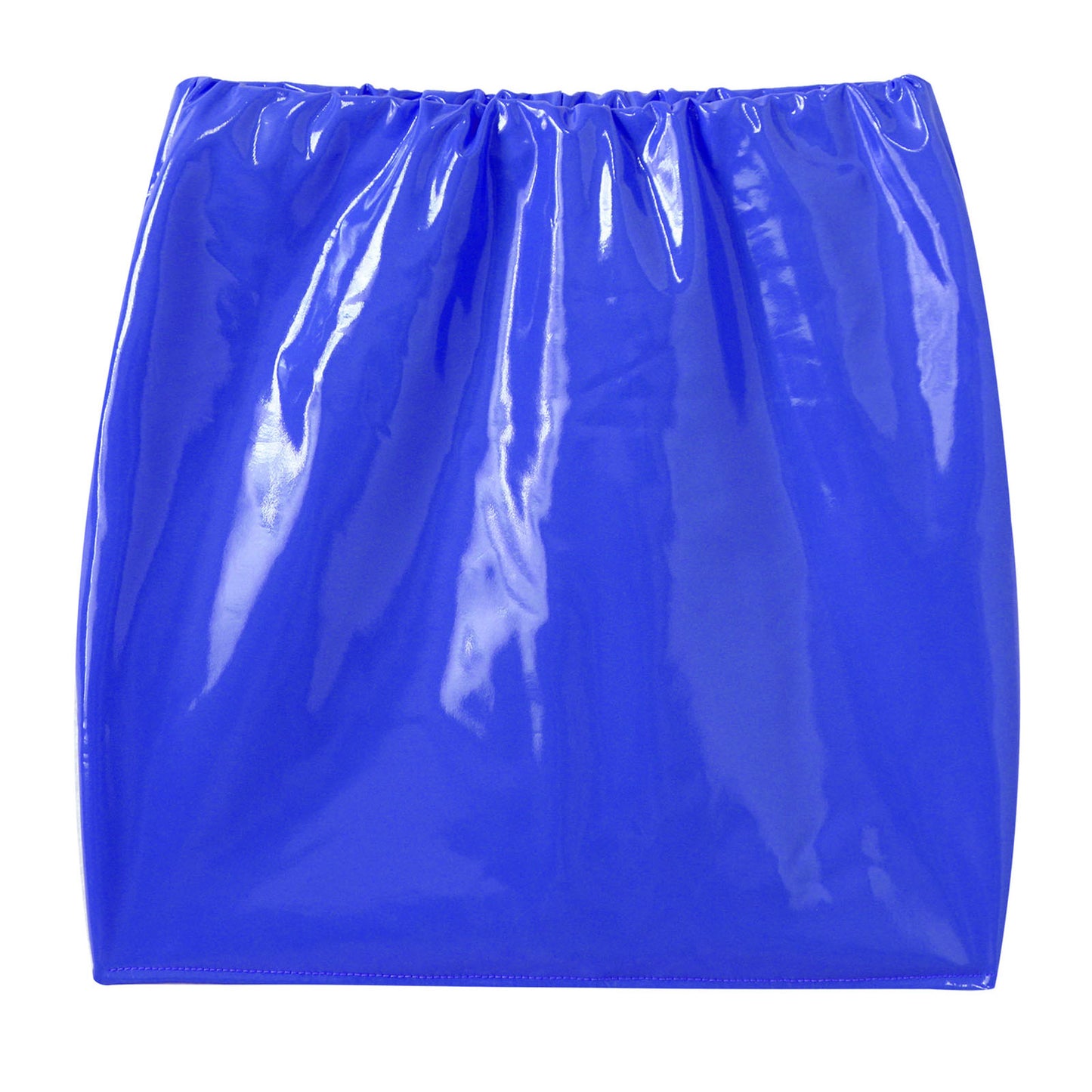 Glossy Patent Leather Mini Skirt