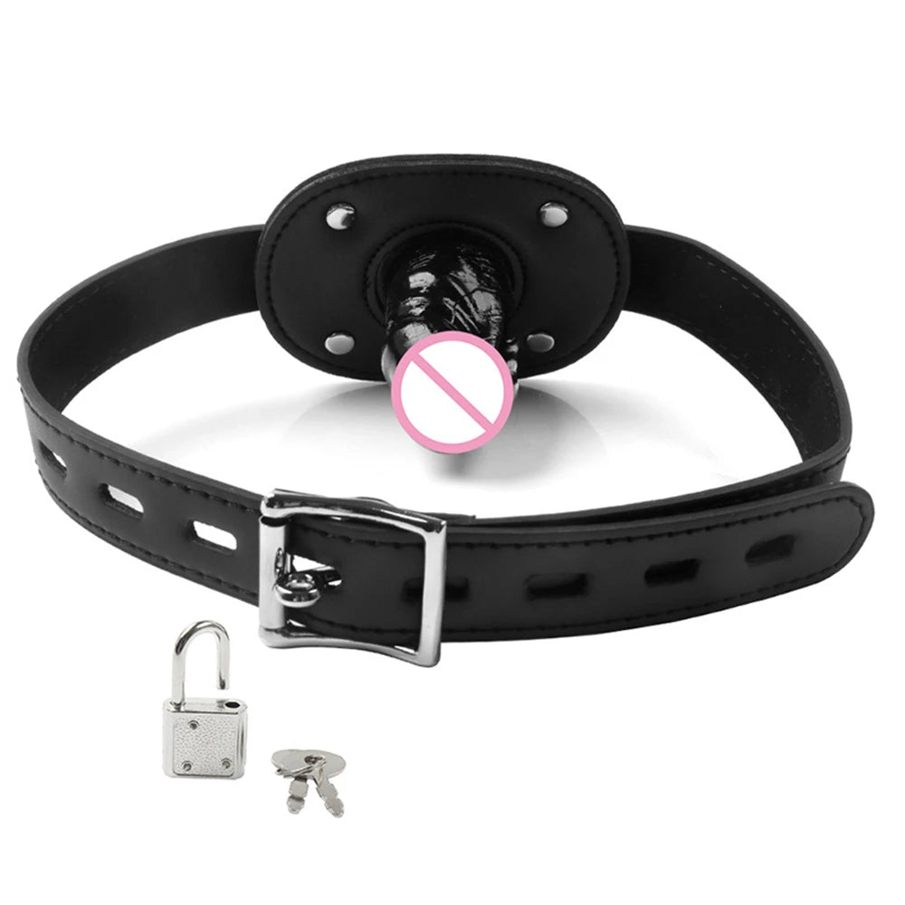 Lockable Dildo Gag