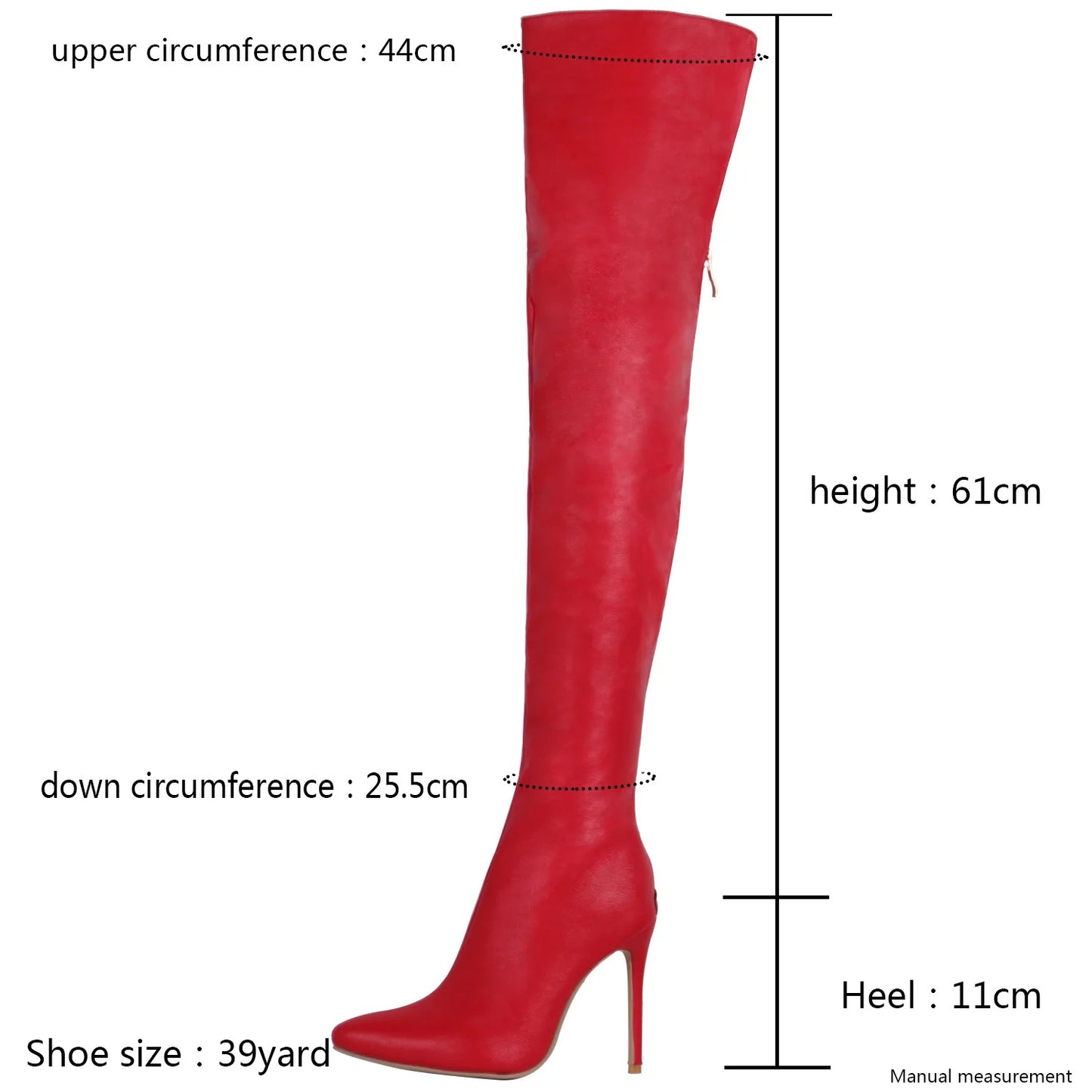 Matte Over-the-Knee Long Boots