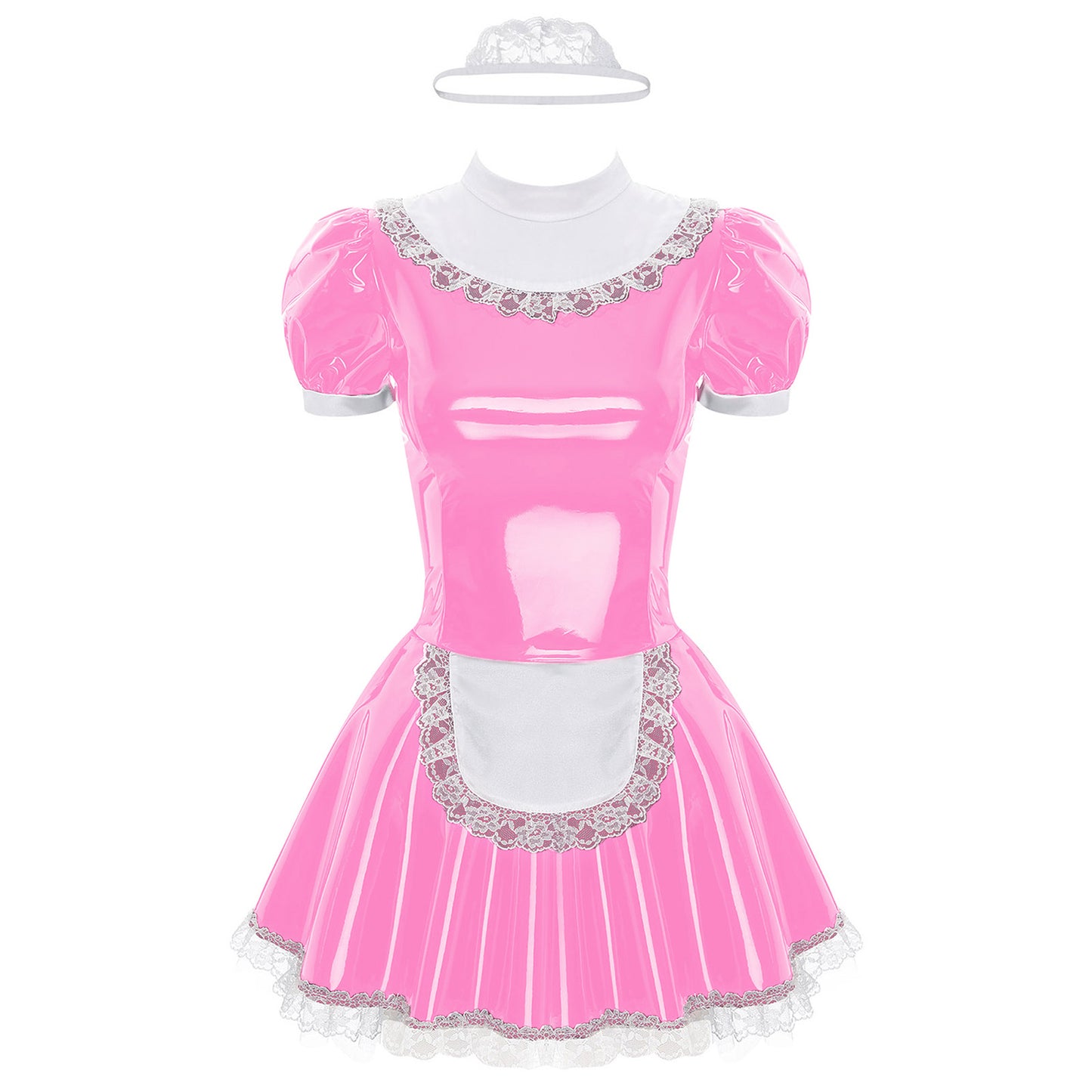 Latex French Maid Sissy Dress