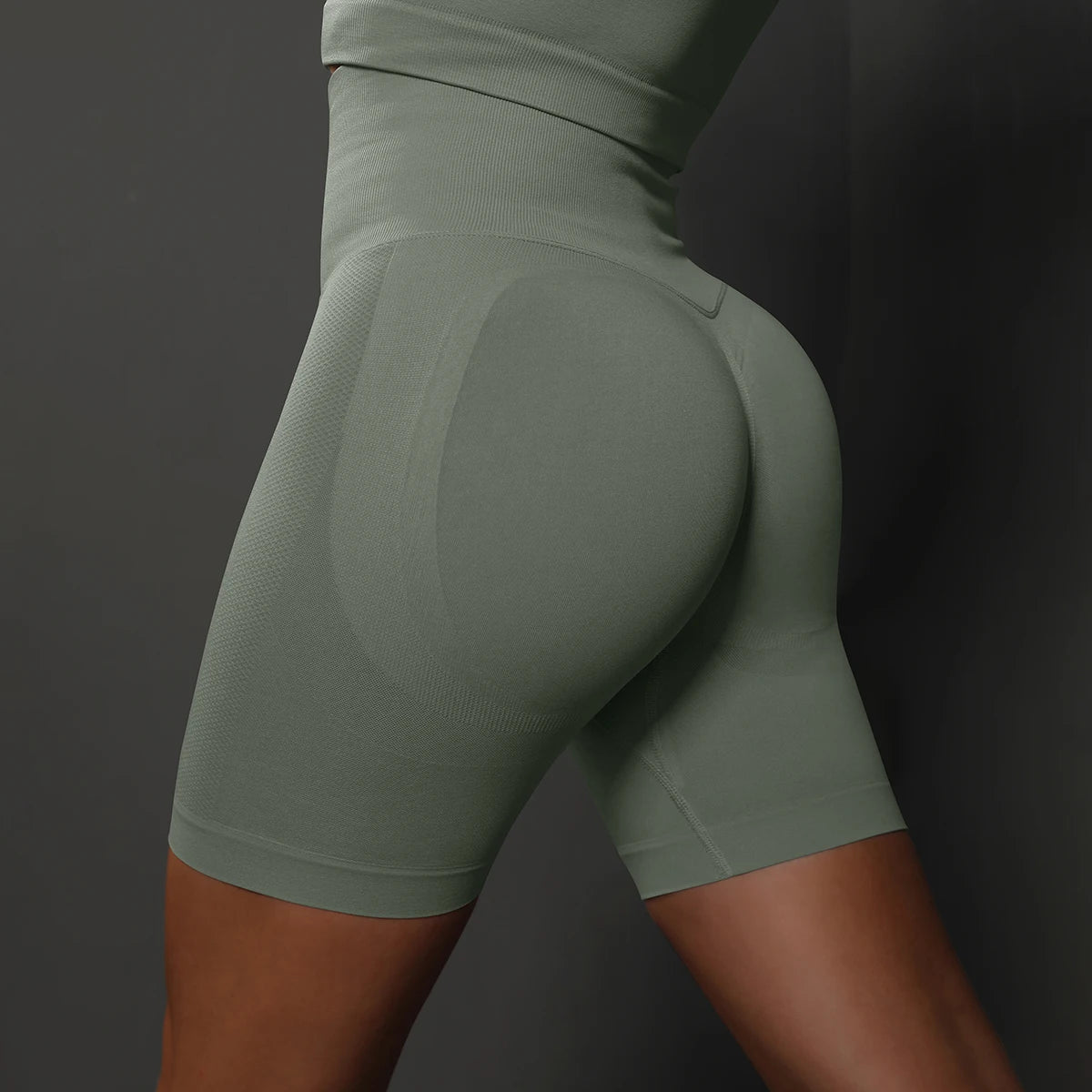 Seamless High Waist Yoga Shorts