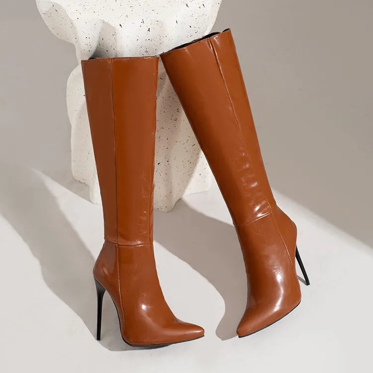 Premium Heeled Knee High Boots