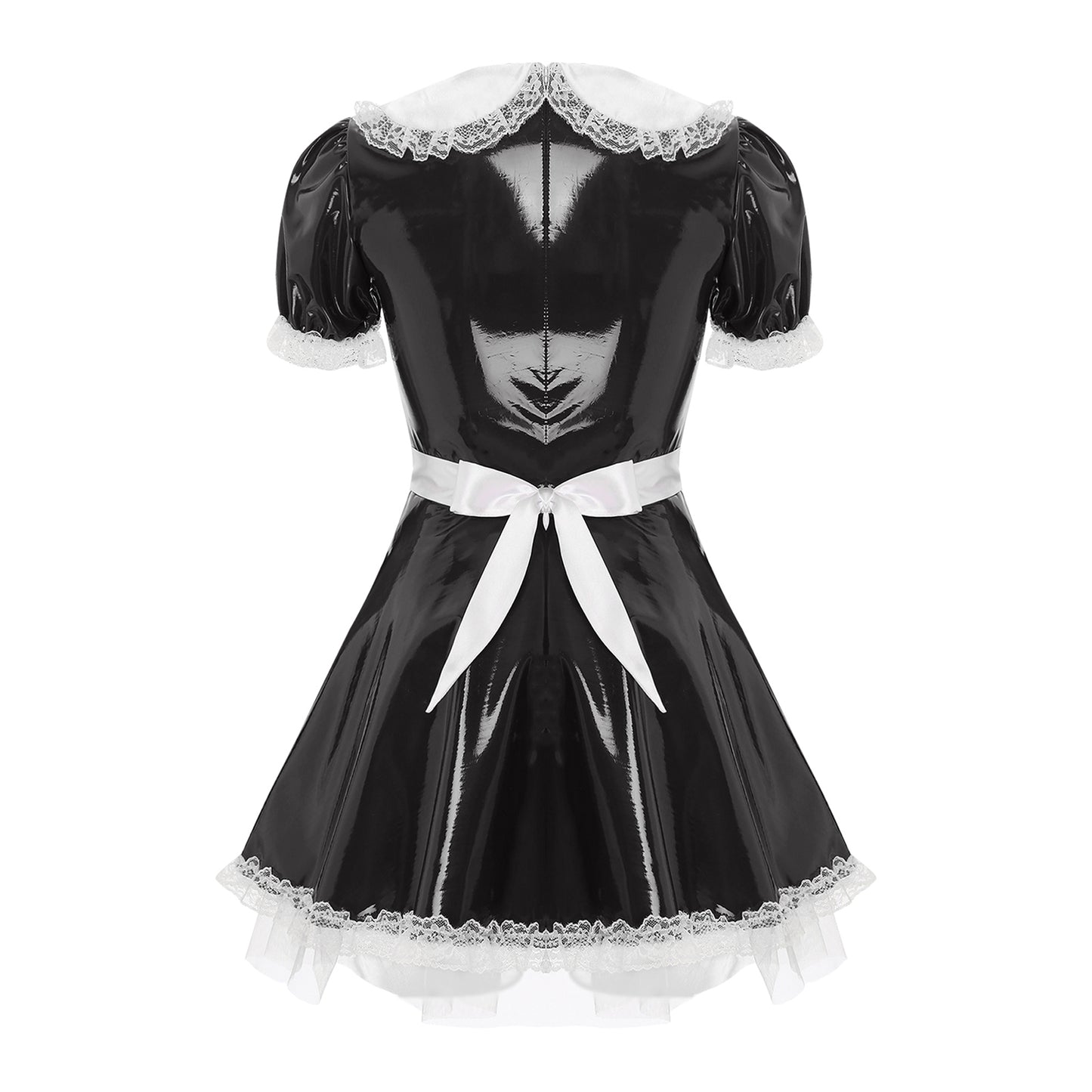 Latex French Maid Sissy Dress