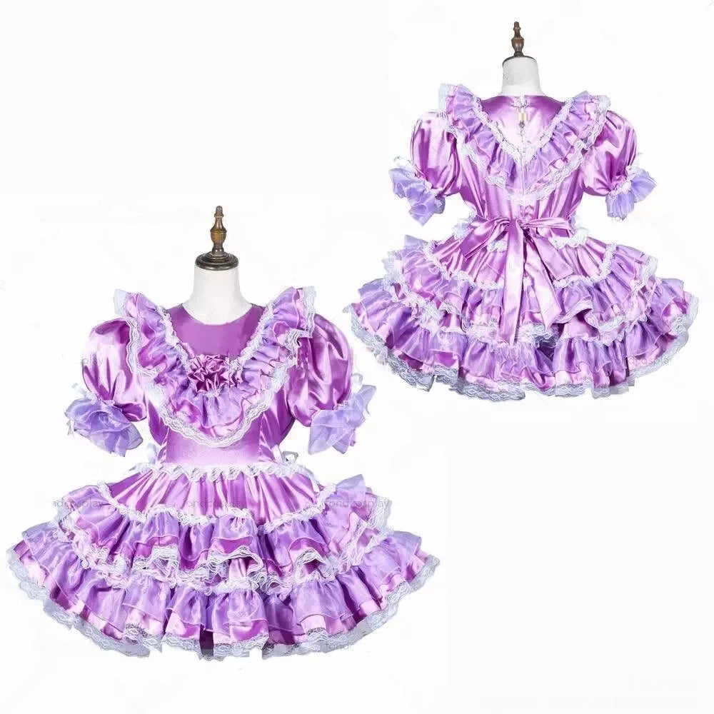 Violet French Maid Sissy Dress