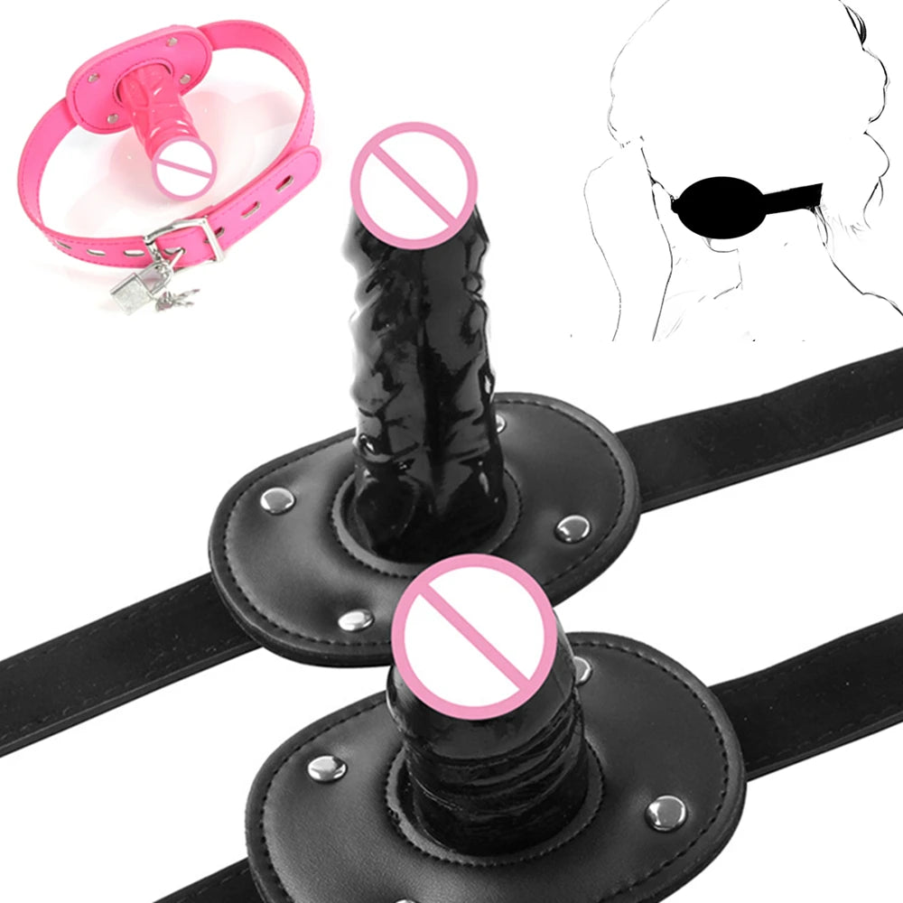 Lockable Dildo Gag
