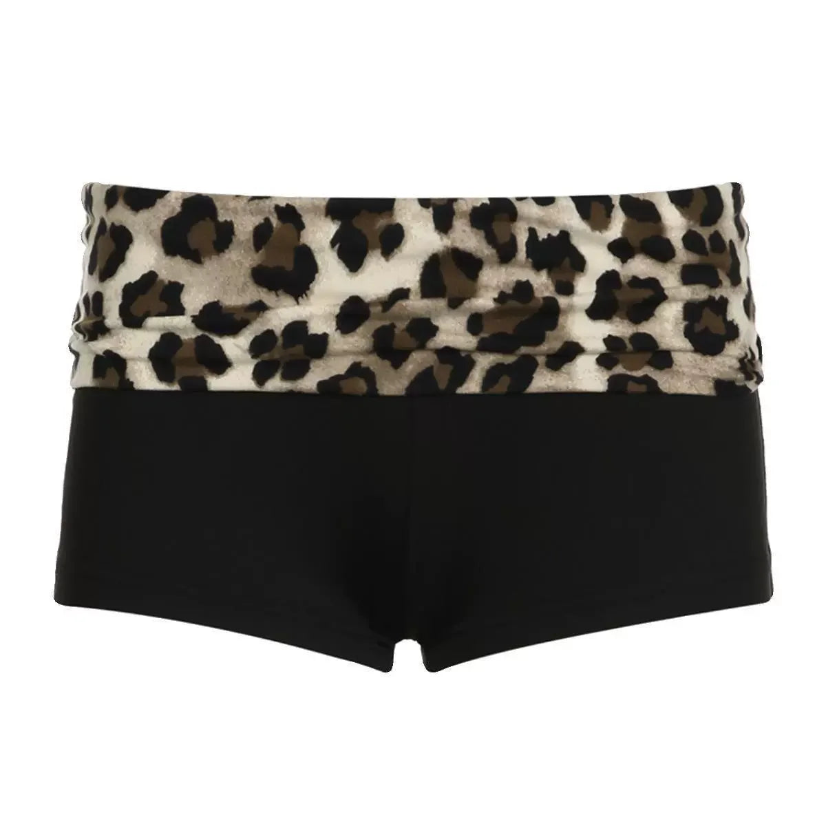 Leopard Low Waist Shorts