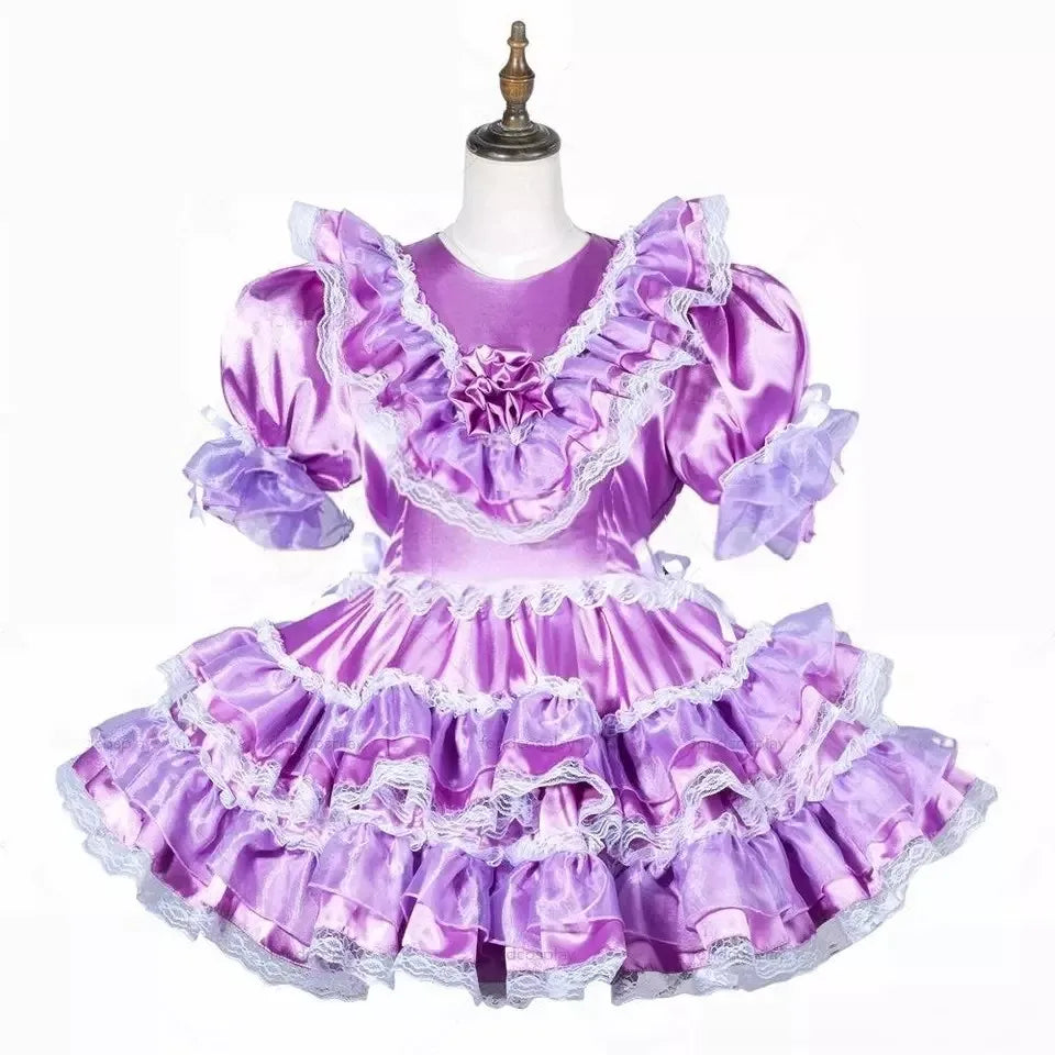 Violet French Maid Sissy Dress
