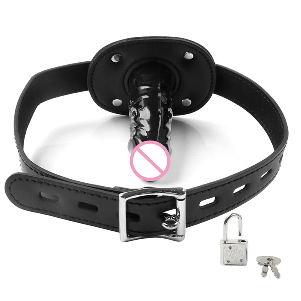Lockable Dildo Gag