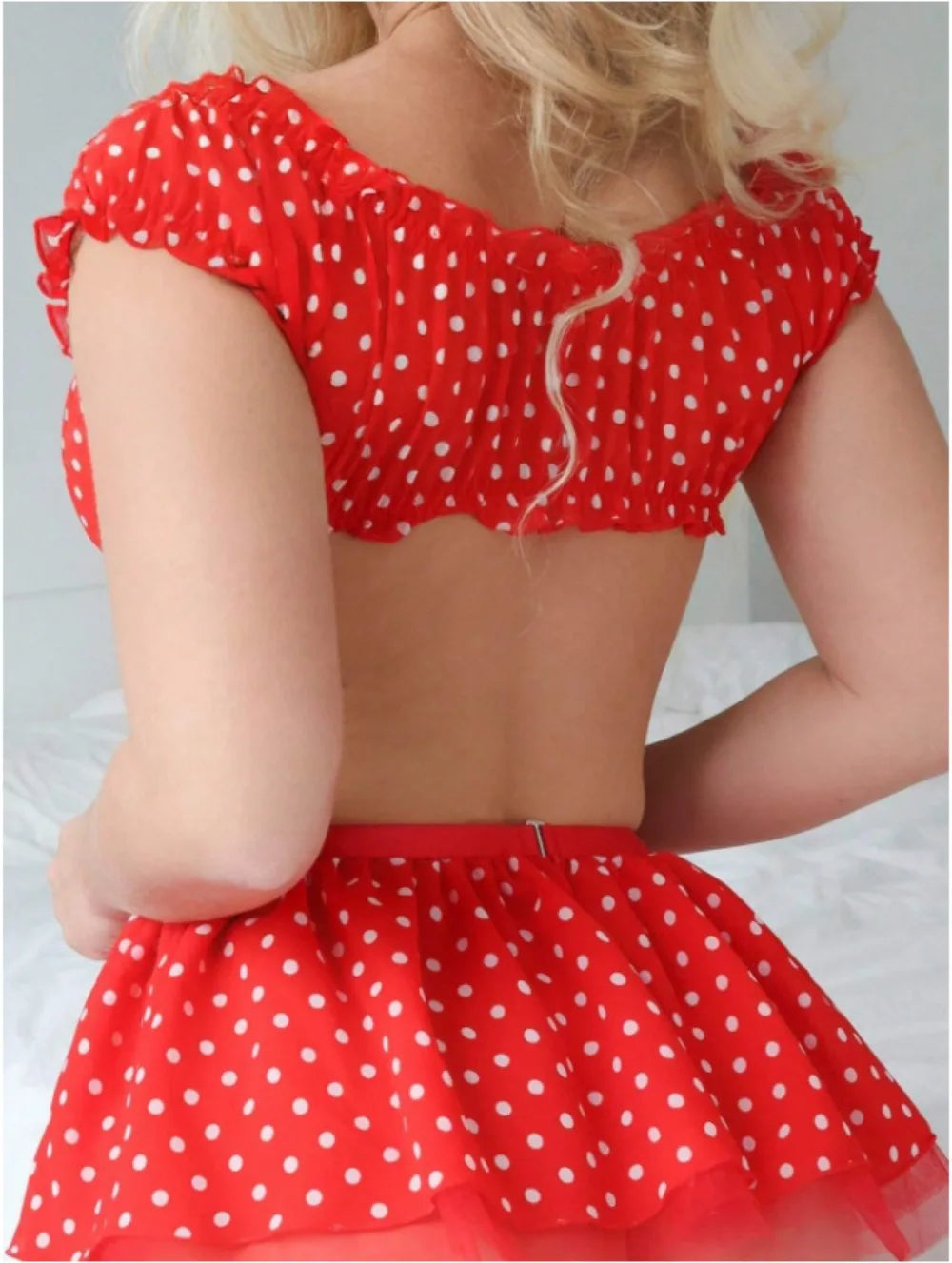 Polka Dot Tutu Lingerie Set