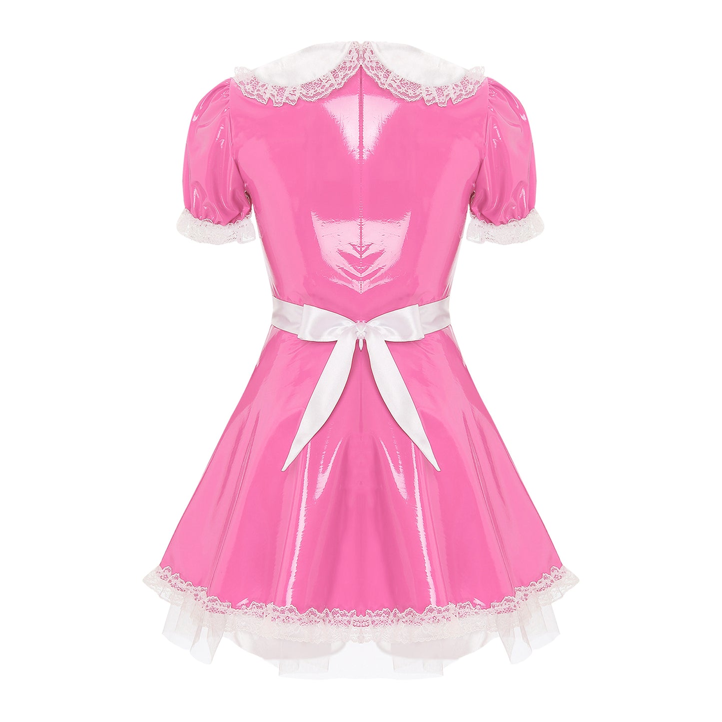 Latex French Maid Sissy Dress