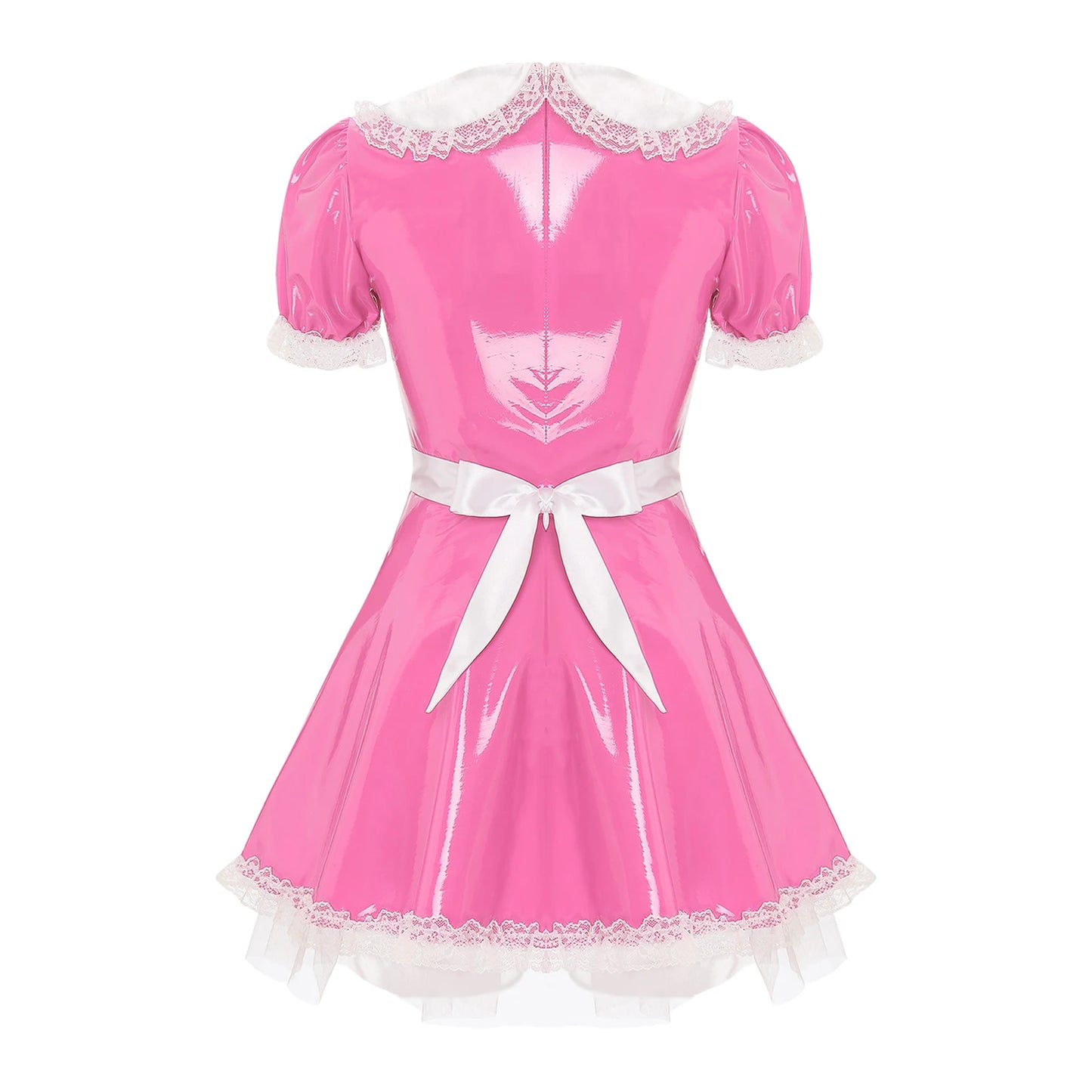 Latex French Maid Sissy Dress