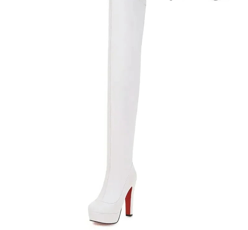 Platform Knee High Boots