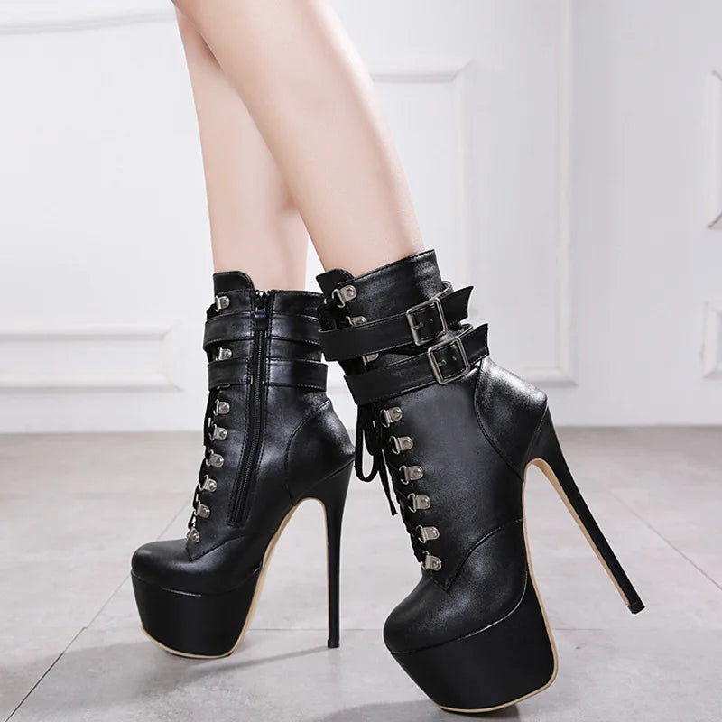 High Heel Platform Party Boots