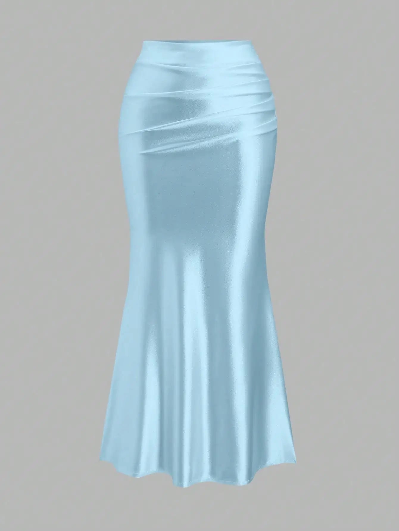 Pleated Fishtail Skirt