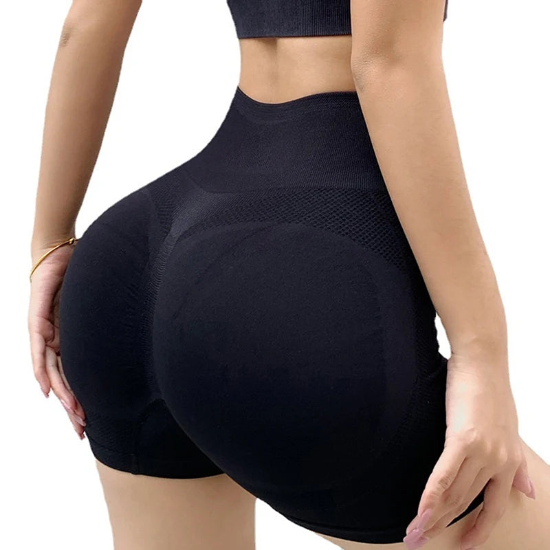 High Waist Yoga Gym Shorts