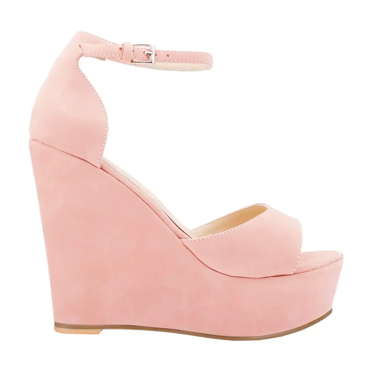 Peep Toe Wedge Platform Sandals