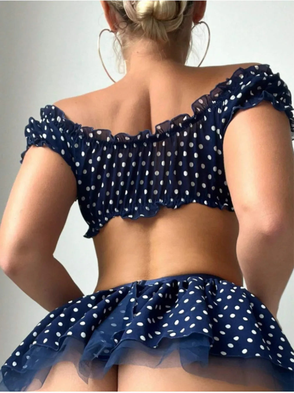 Polka Dot Tutu Lingerie Set