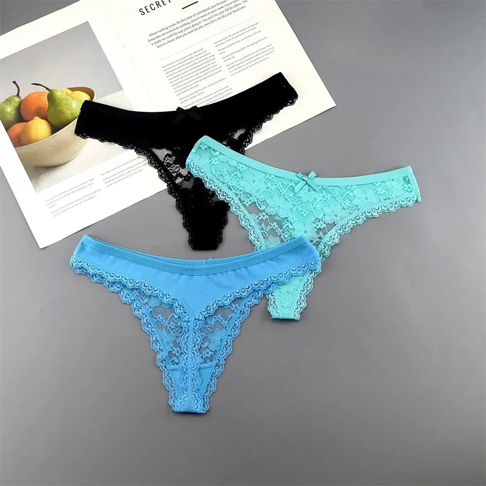 Lace Thong Set 3-Pack