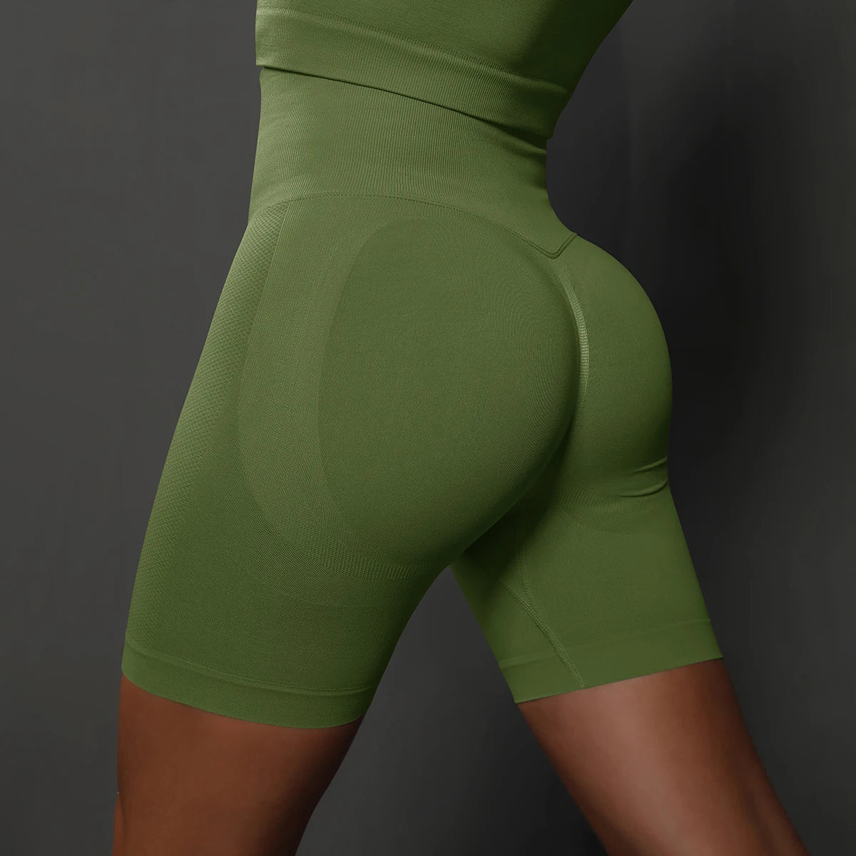 Seamless High Waist Yoga Shorts