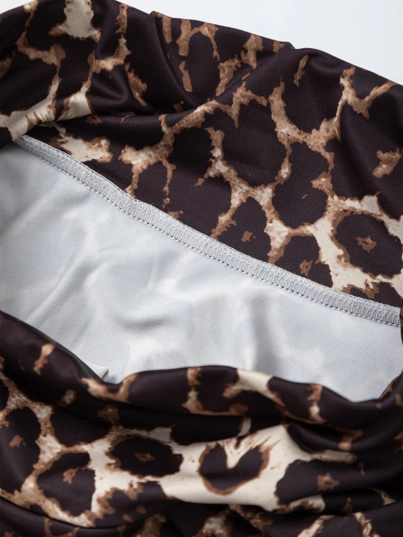 Leopard Print Mini Skirt