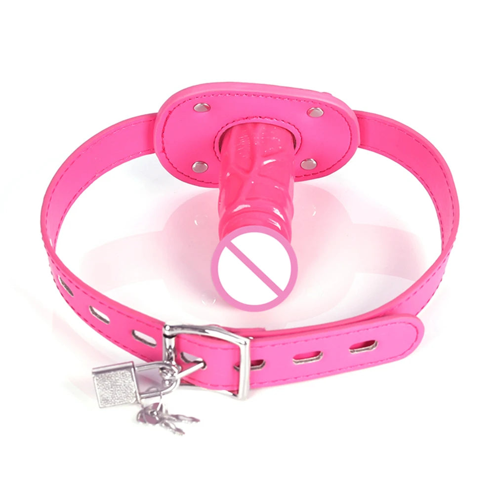 Lockable Dildo Gag
