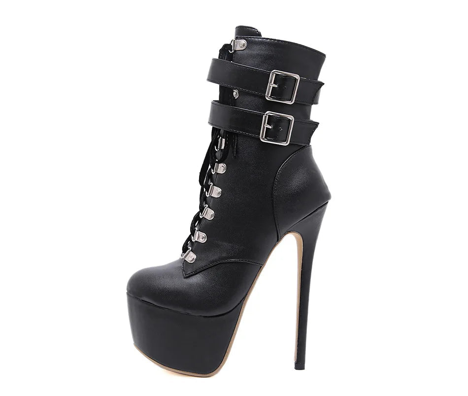 High Heel Platform Party Boots