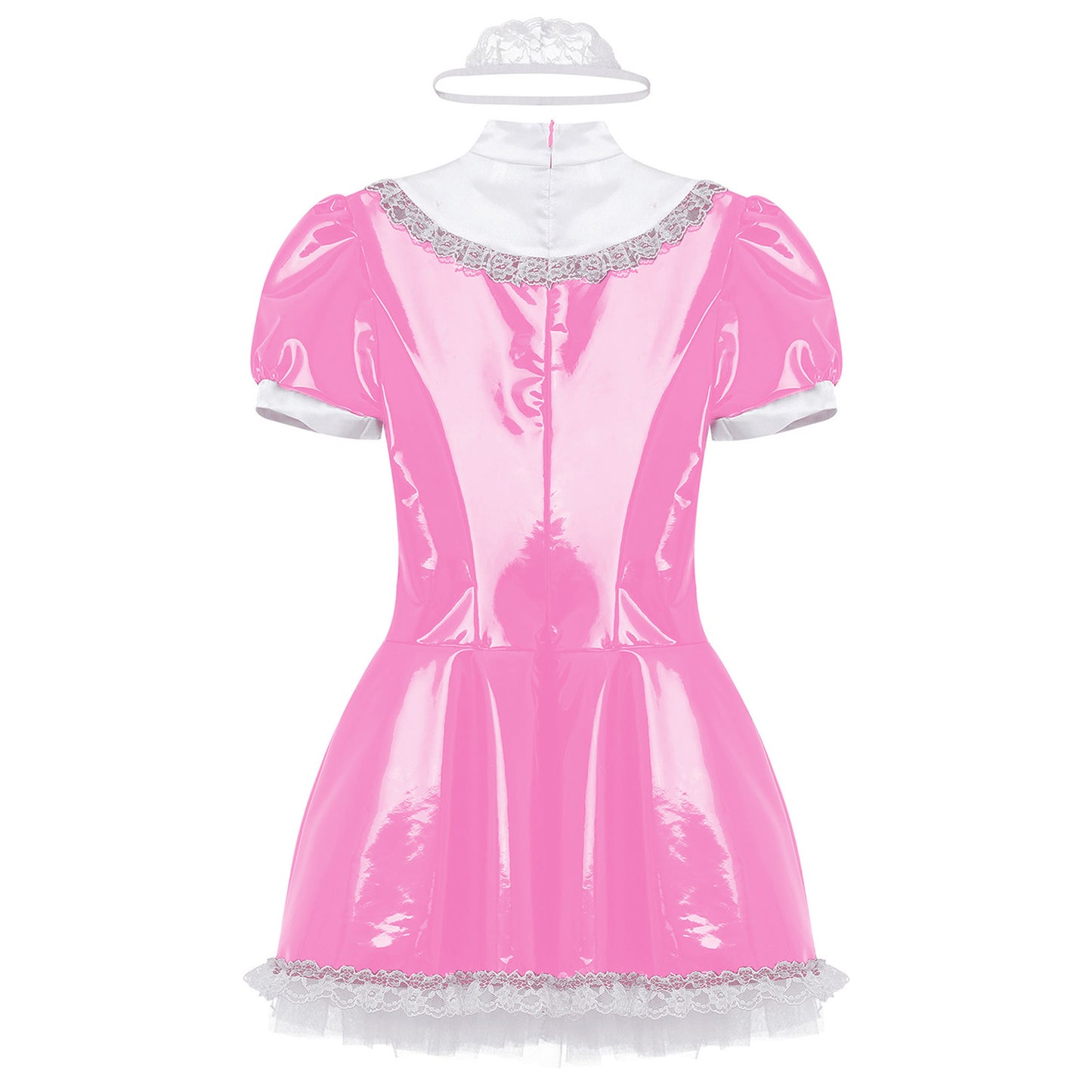Latex French Maid Sissy Dress