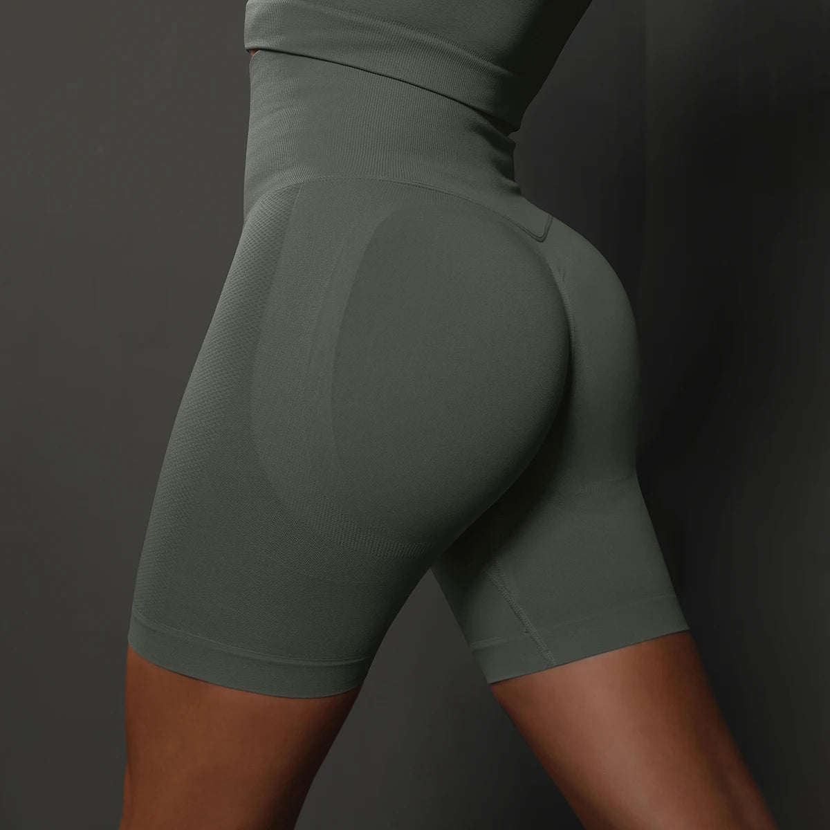Seamless High Waist Yoga Shorts