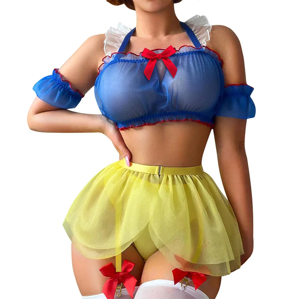 Snow White Cosplay Lingerie Set