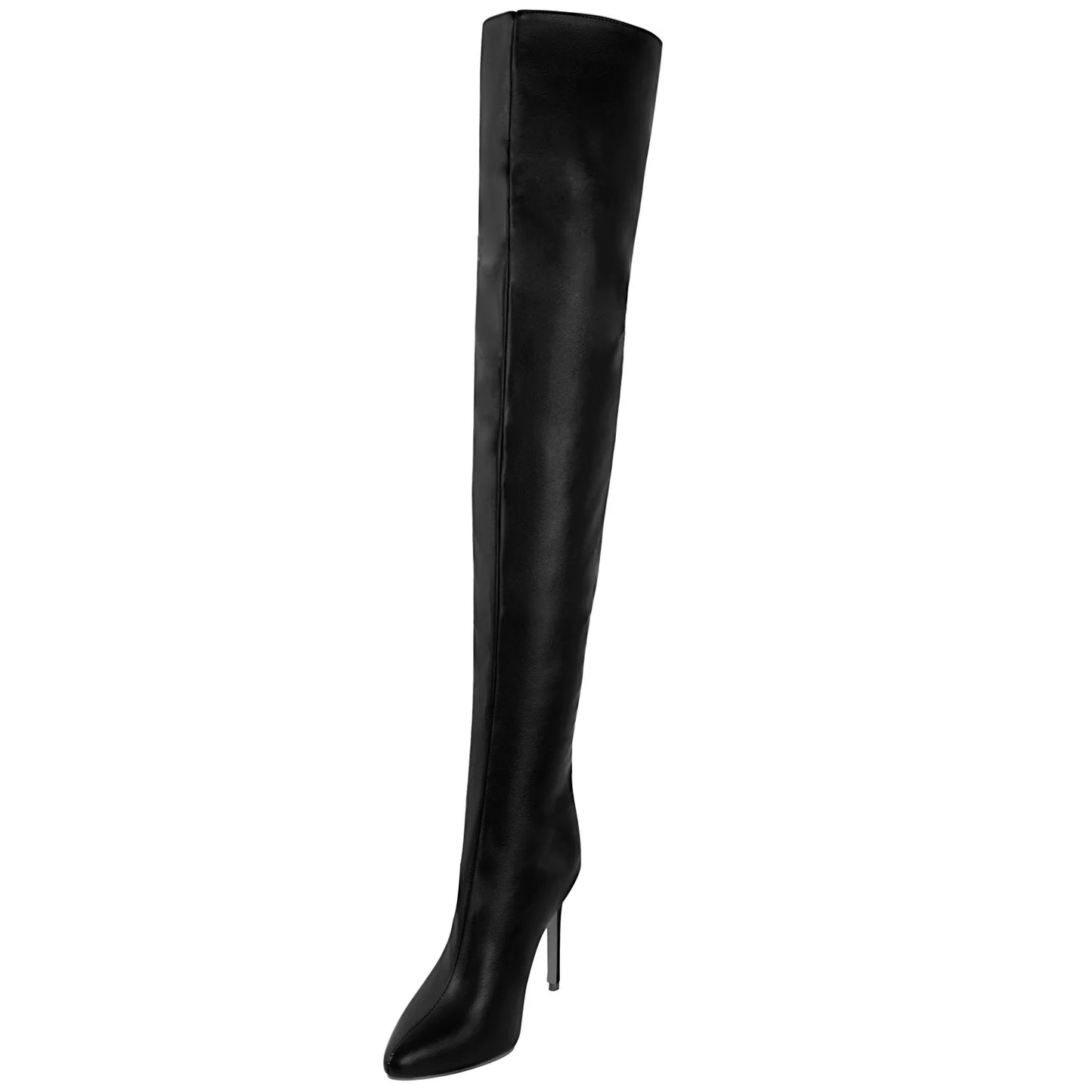 Matte Over-the-Knee Long Boots