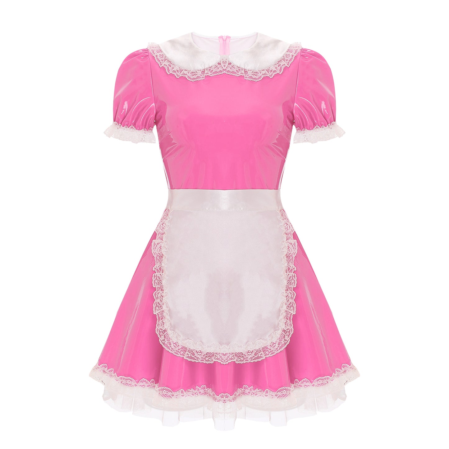 Latex French Maid Sissy Dress