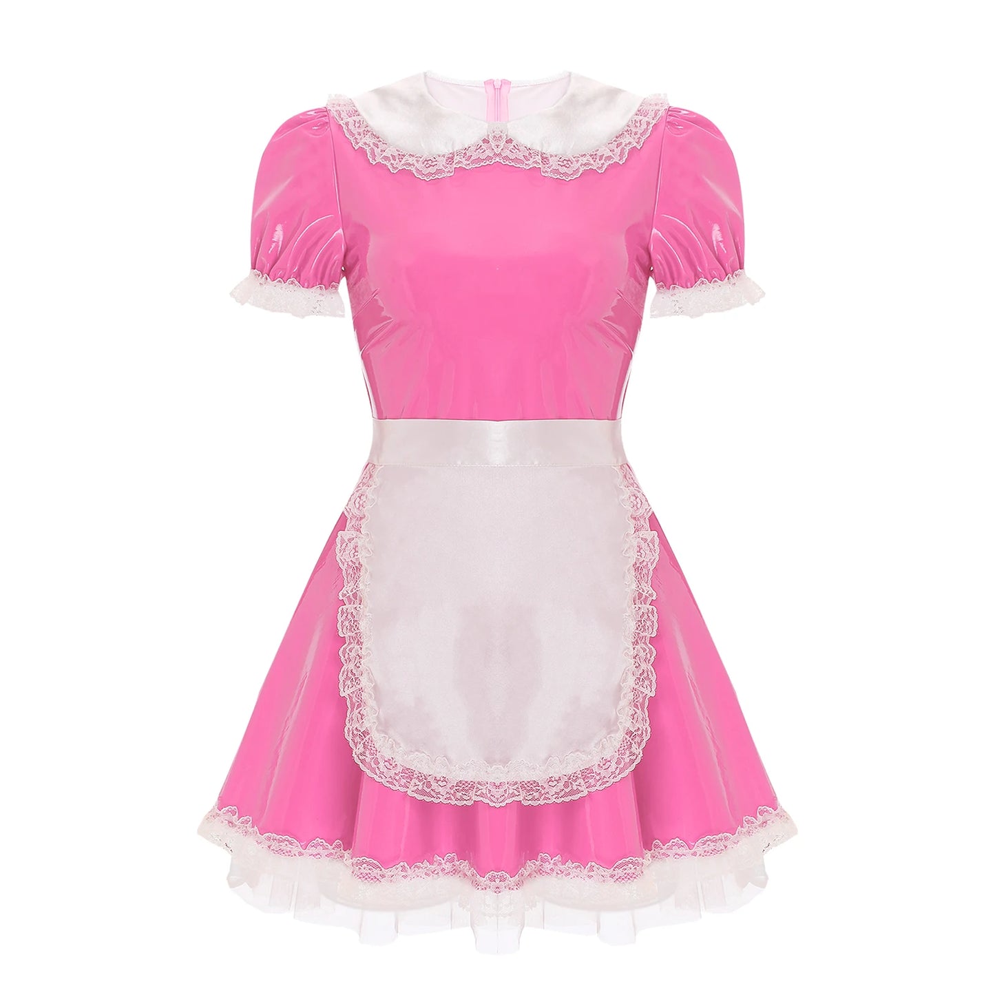 Latex French Maid Sissy Dress