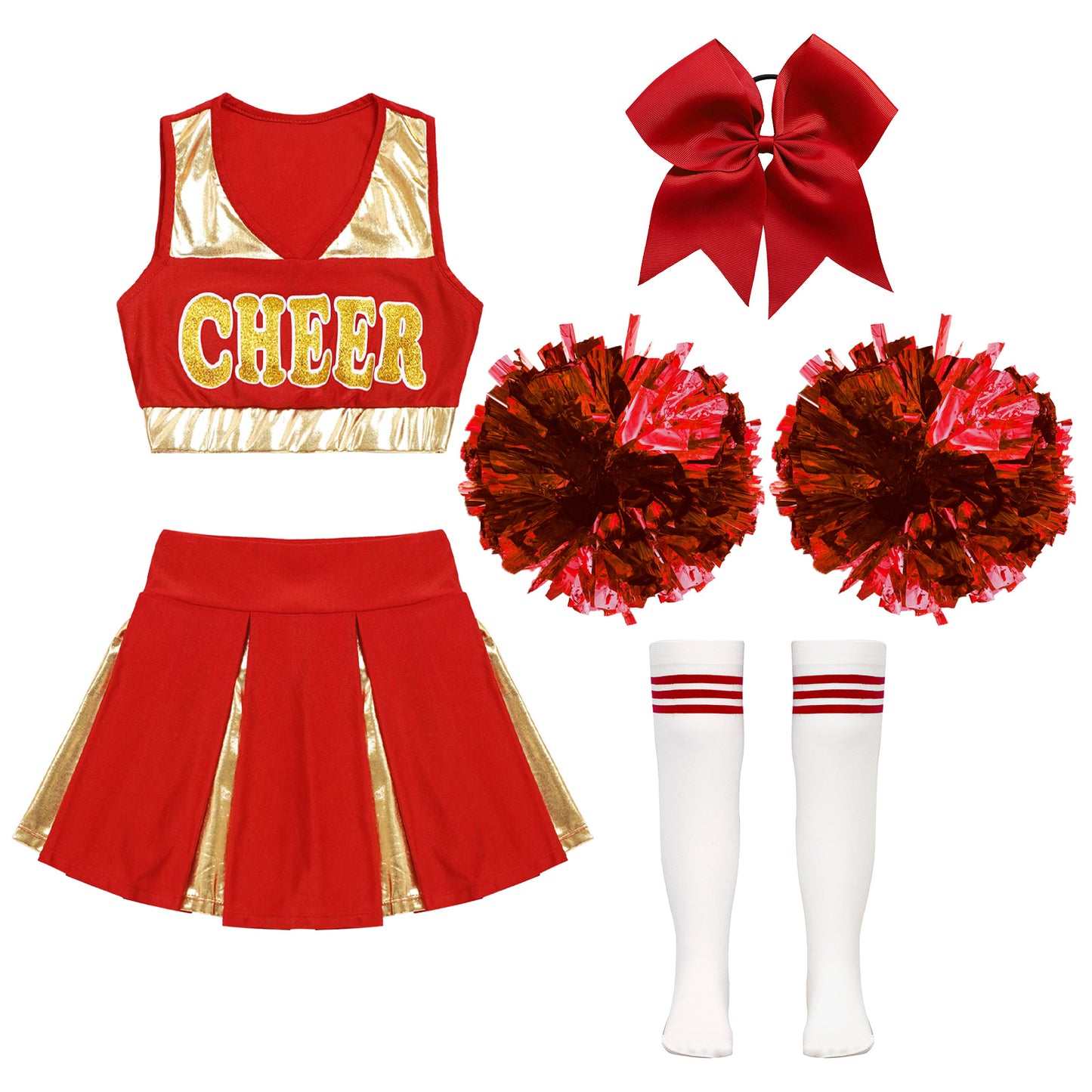 Cheerleader Costume Set