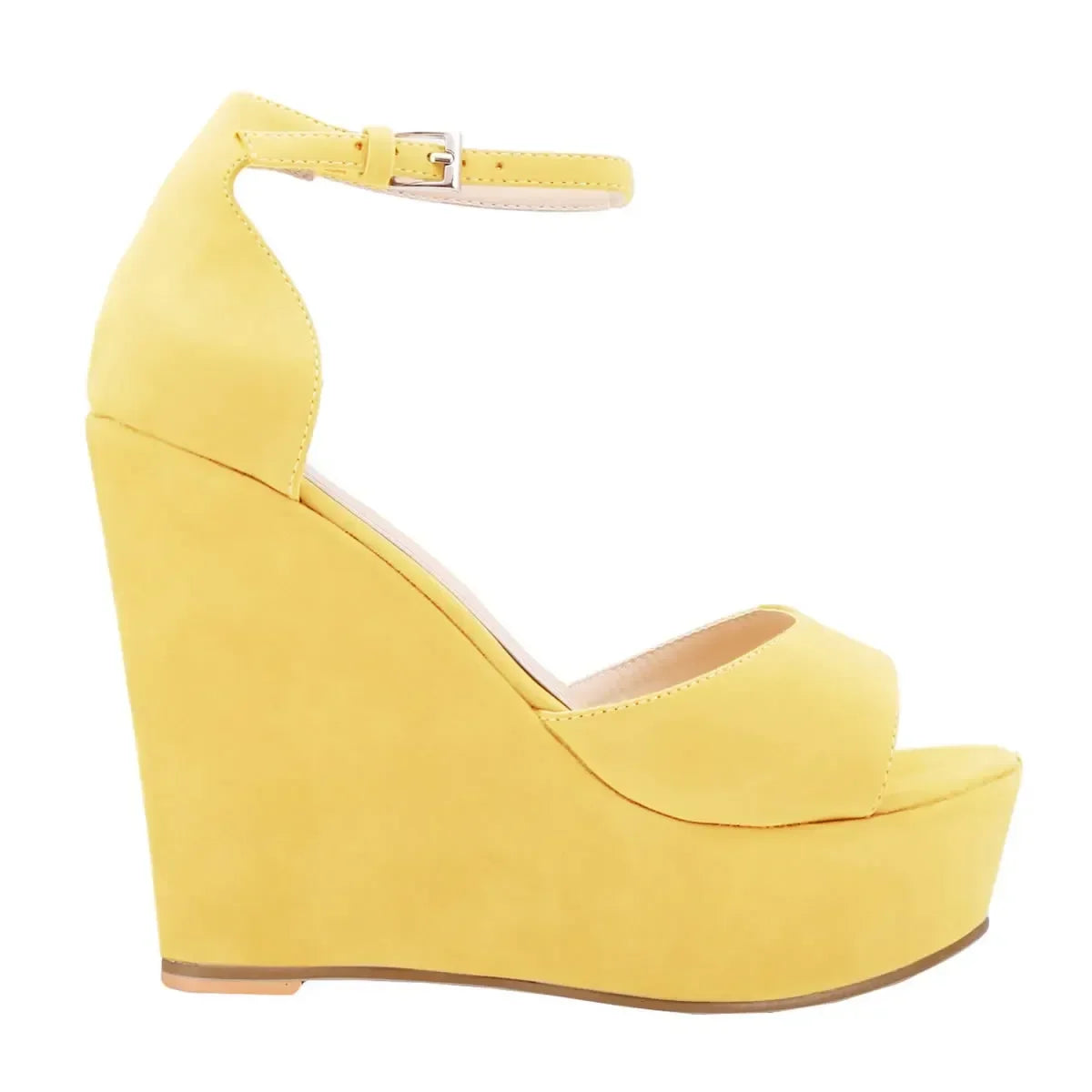 Peep Toe Wedge Platform Sandals