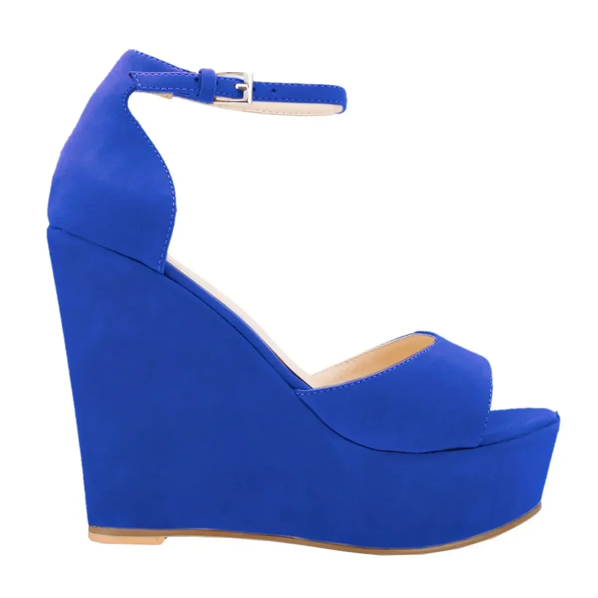 Peep Toe Wedge Platform Sandals