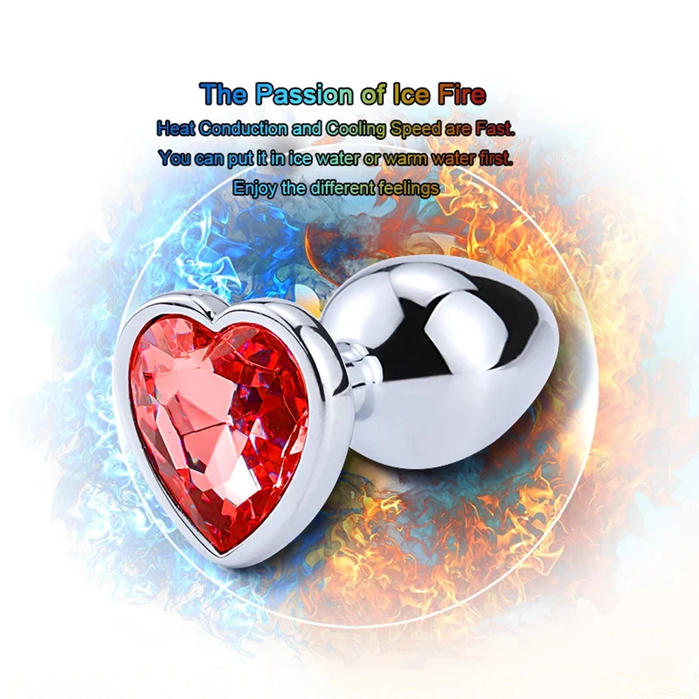Diamond Anal Plug Toy Set