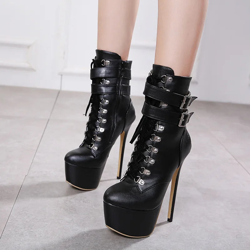 High Heel Platform Party Boots