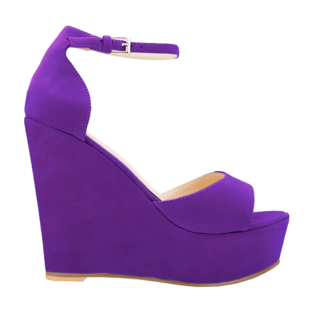 Peep Toe Wedge Platform Sandals