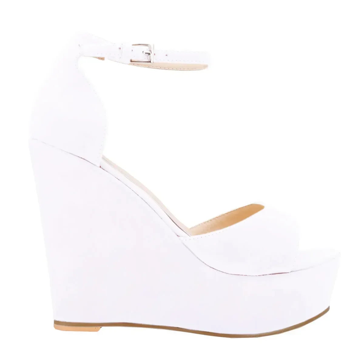 Peep Toe Wedge Platform Sandals