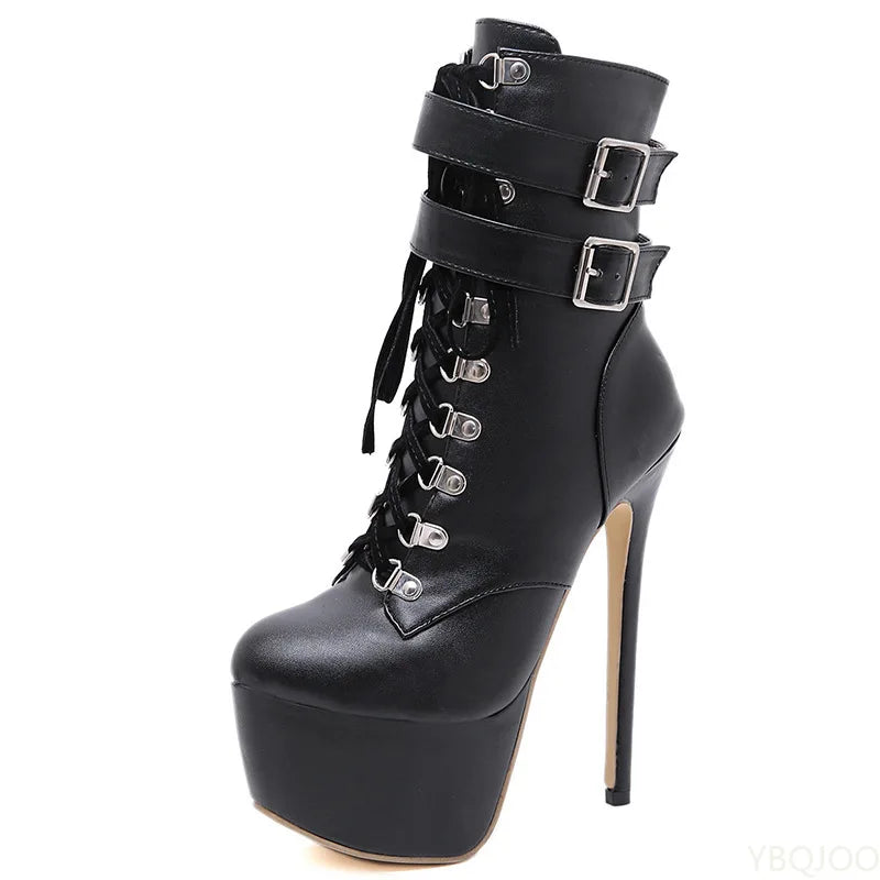 High Heel Platform Party Boots