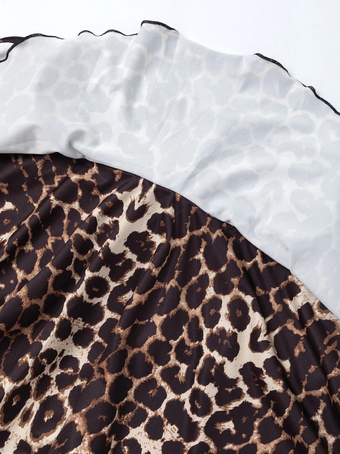 Leopard Print Mini Skirt