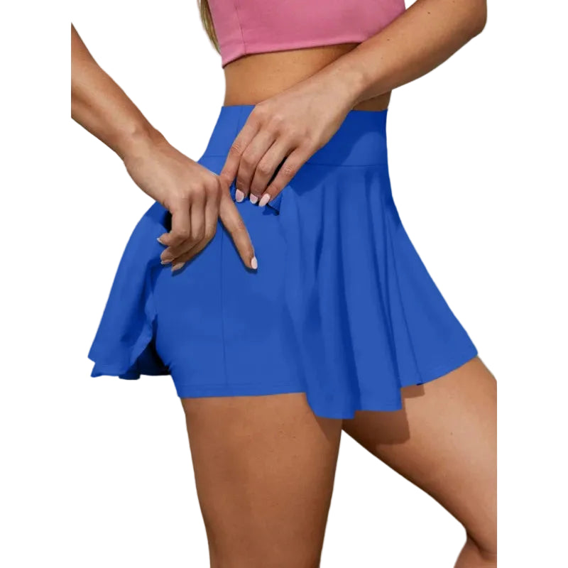 Quick Dry Pleated Mini Skirt