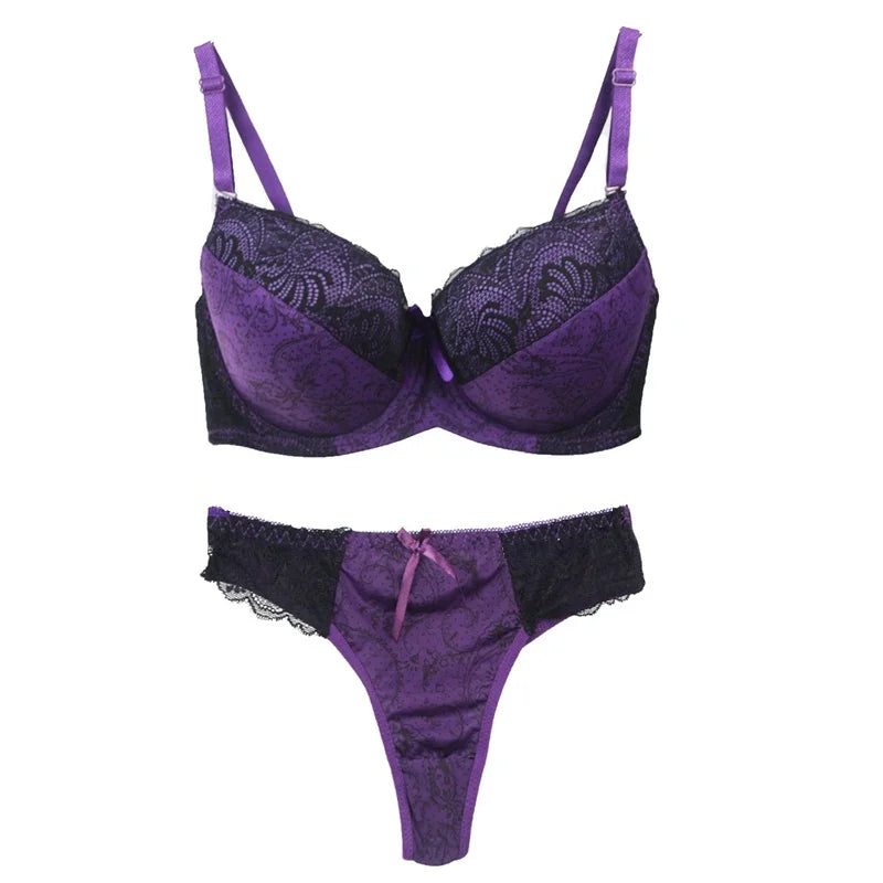 Lace Bra and Panty Set